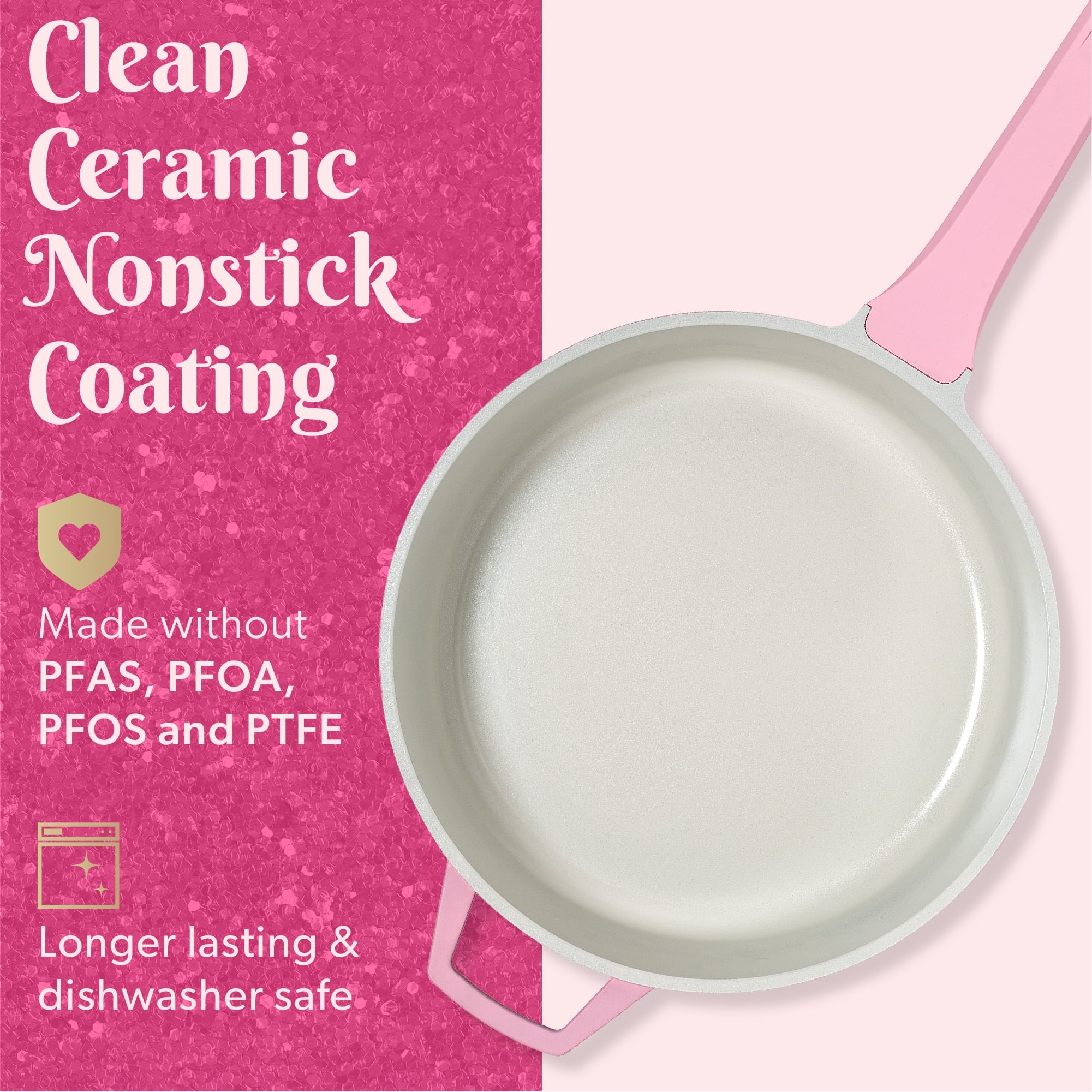 Paris Hilton 4 Quart Cast Aluminum Jumbo Cooker, Pink