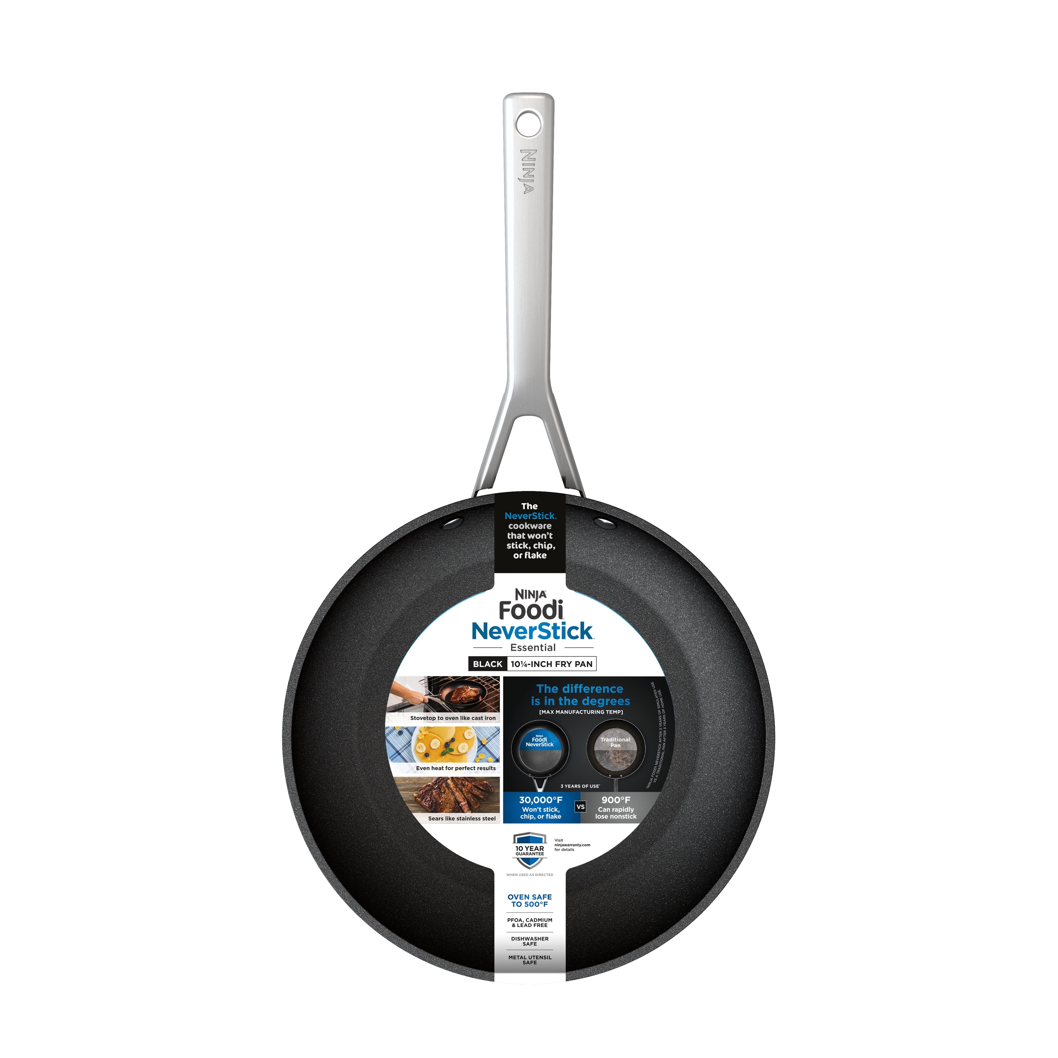 Ninja Foodi NeverStick Essential 10 1/4-inch Fry Pan, C10026