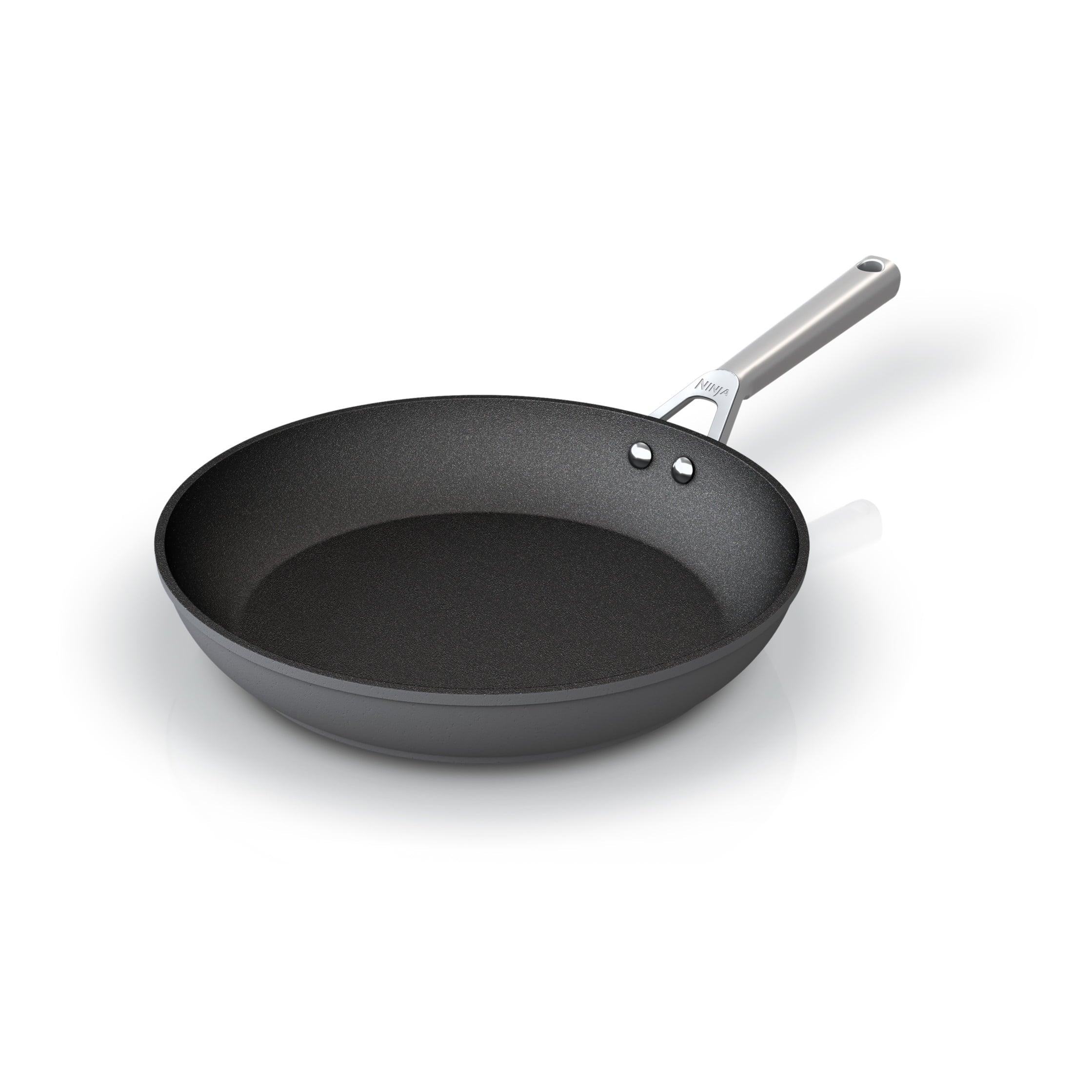 Ninja NeverStick Premium 12-inch Fry Pan, Hard-Anodized, Nonstick, Durable & Oven Safe to 500°F, Grey