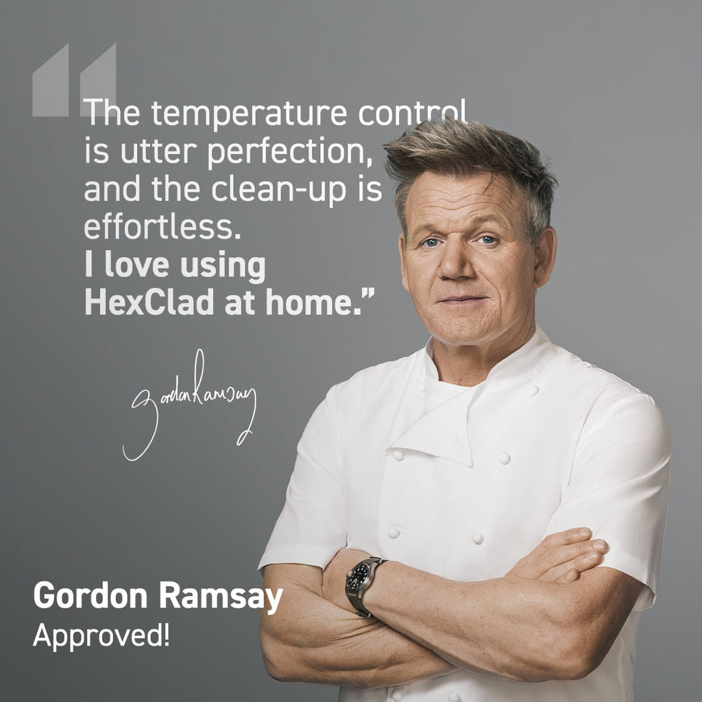 HexClad 8 inch Hybrid Stainless Steel Frying Pan, Nonstick